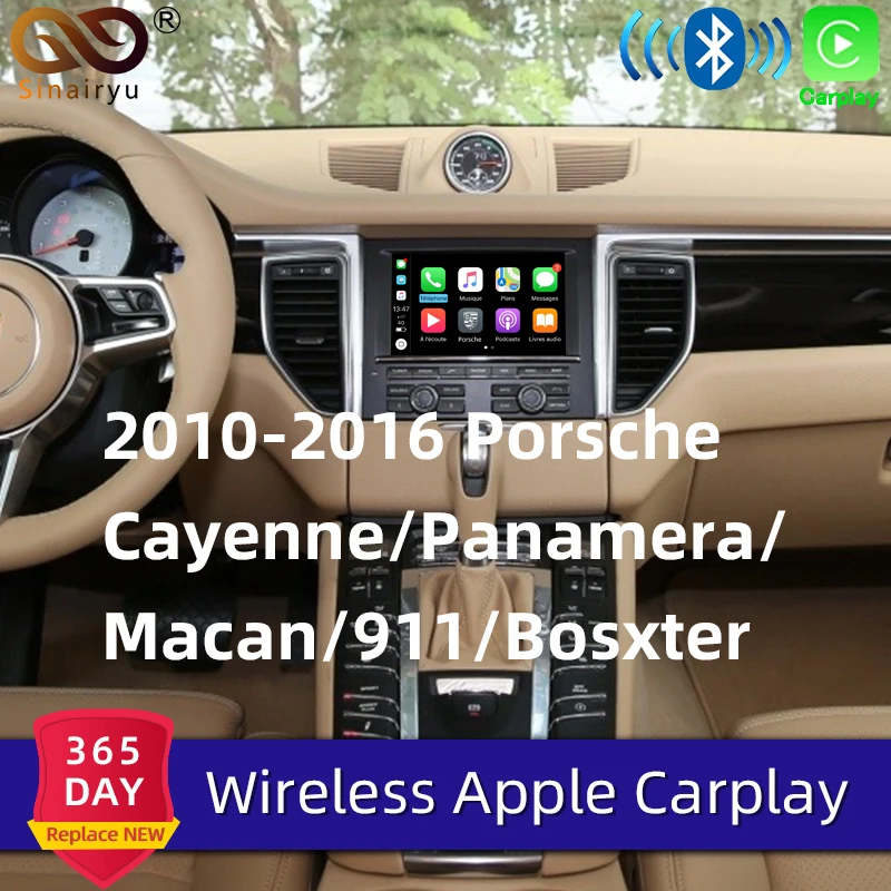 Sinairyu Wifi Wireless Carplay For Porsche PCM3.1 PCM4.0 Android Auto/Mirror Apple Car Play For 2010-2018 911 Panamera Macan