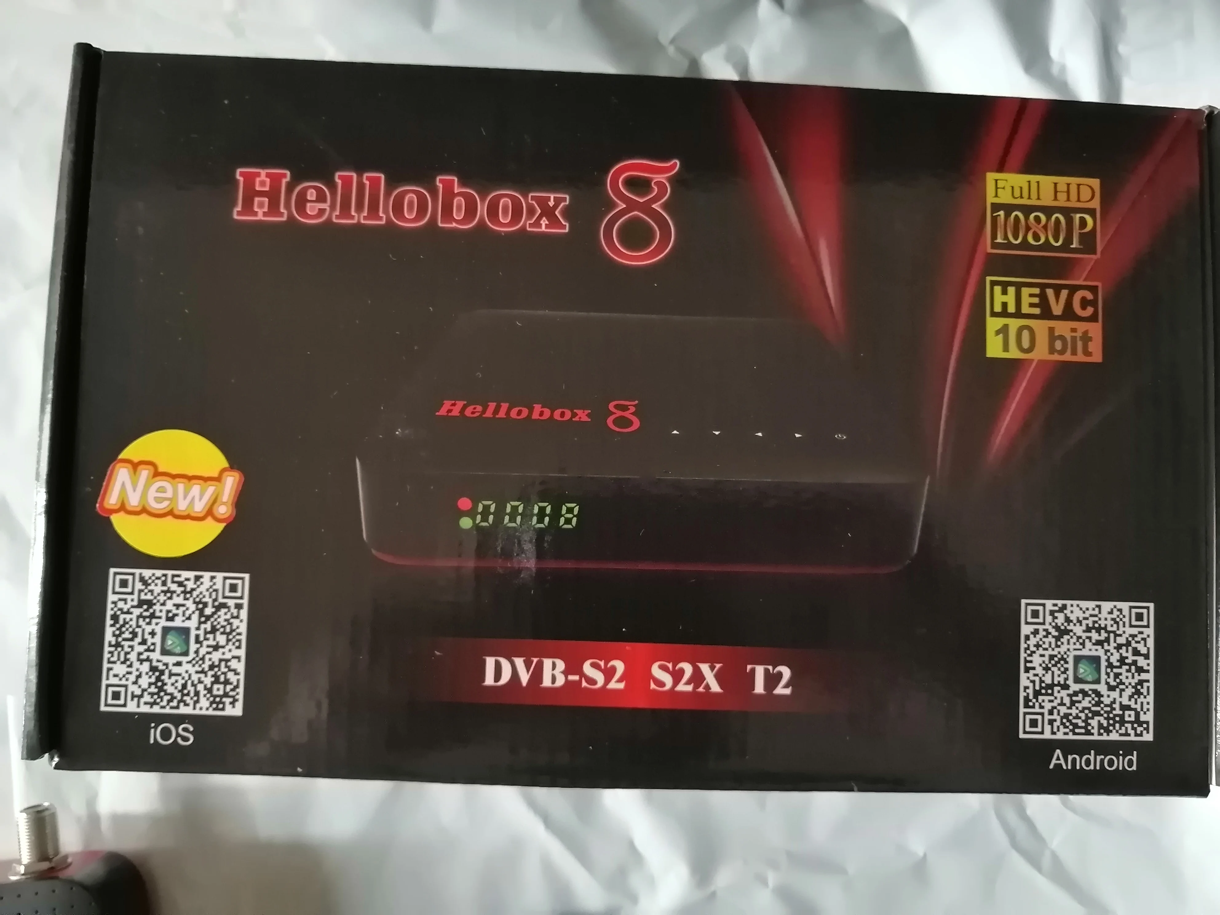 Hellobox 8 новая версия спутниковый ресивер DVB T2 DVBS2 комбинированная ТВ приставка с