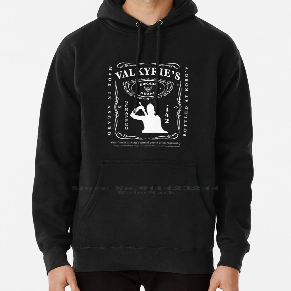Liquore Di Valkyrie-Maglione Con Cappuccio In Bottiglia Da Korg 6Xl Cotone Ragnarok Valkyrie Hella Korg Hawkeye Odin Asgard Viking Whisky