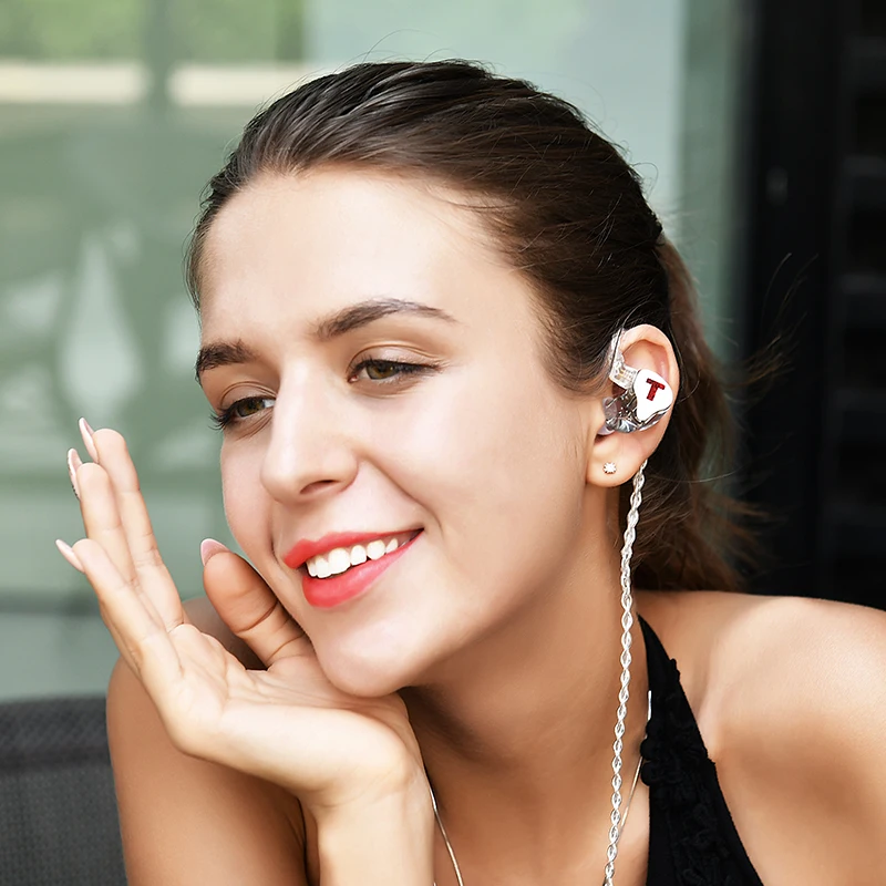 Наушники мониторы TFZ/Tx Bear 3 Hi Fi гарнитура с высоким качеством тройной звук