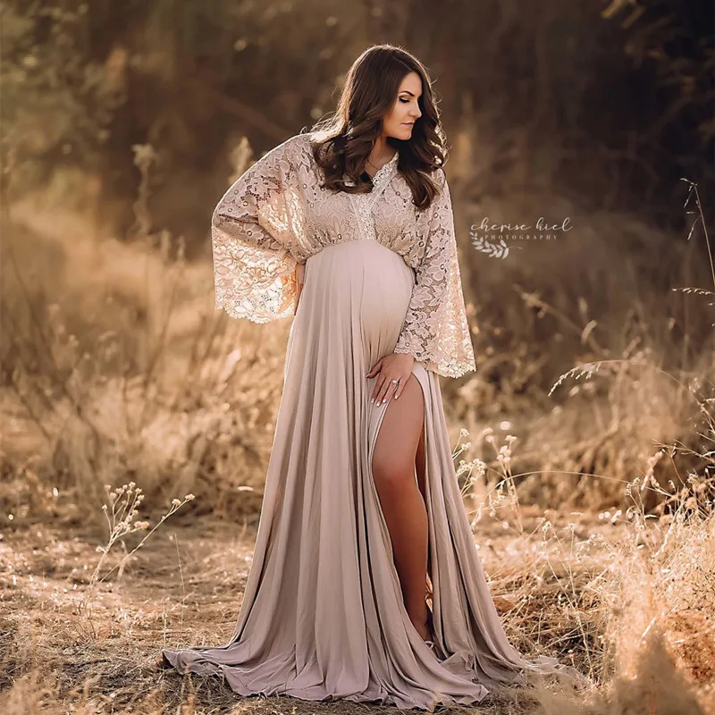 bohemian maternity maxi dress