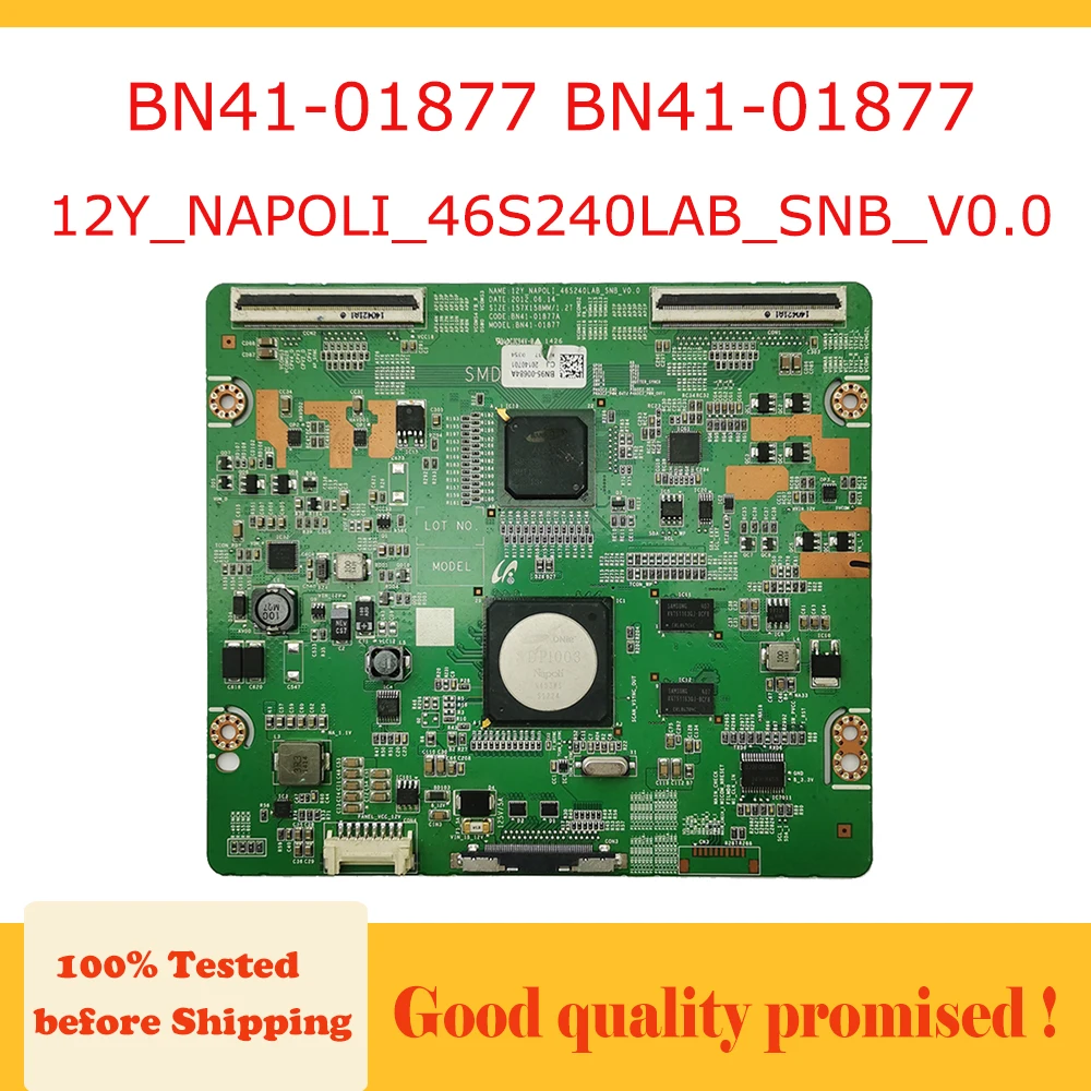 Плата T Con BN41 01877 01877A 157X158MM 1 2 12Y_NAPOLI_46S240LAB_SNB_V0.0 Дисплей плата Оригинальная Замена