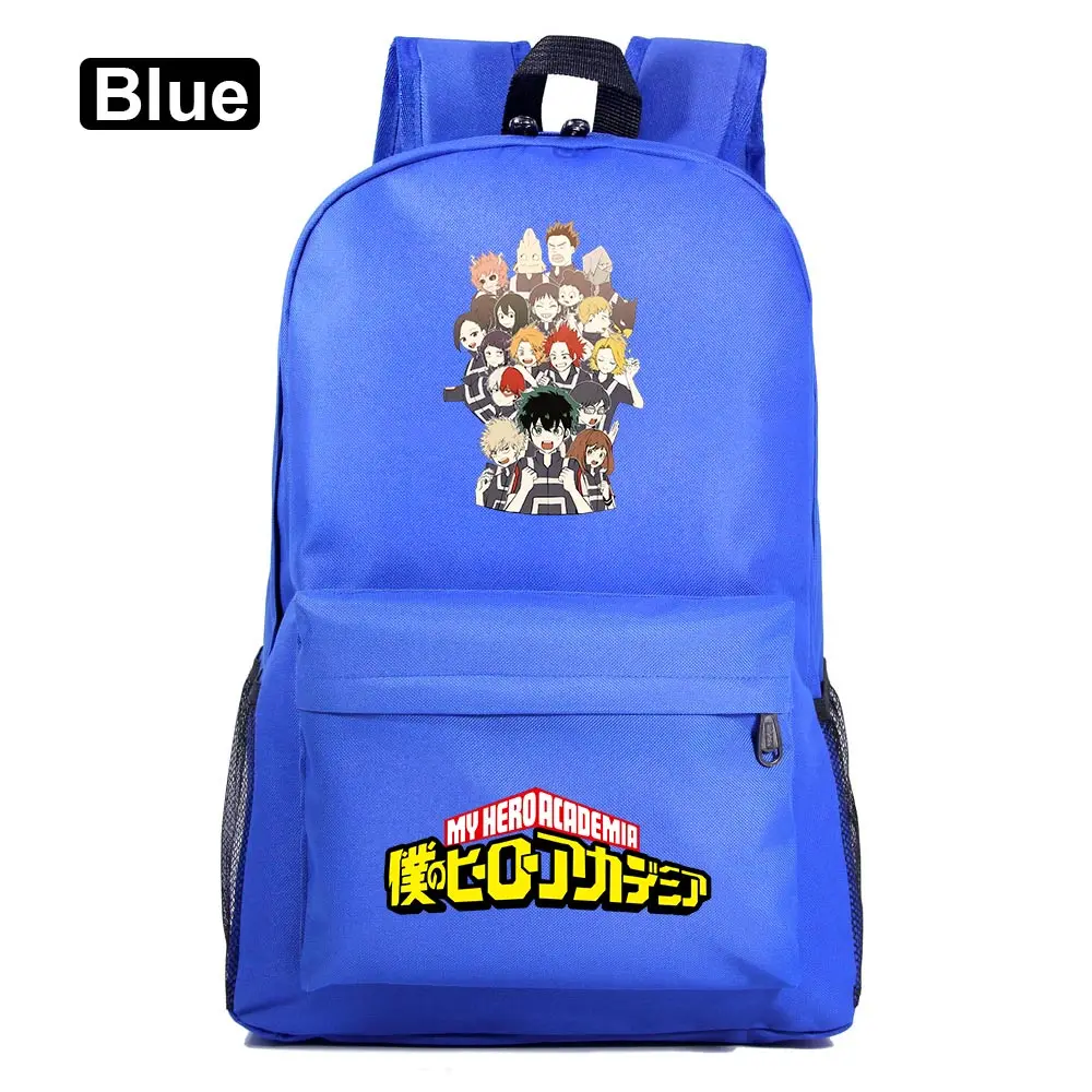 Модный мультяшный аниме «Мой герой», Academy Deku, книжный школьный рюкзак для мальчиков и девочек, женский рюкзак, школьная сумка для подростков, мужской студенческий рюкзак - Цвет: 04