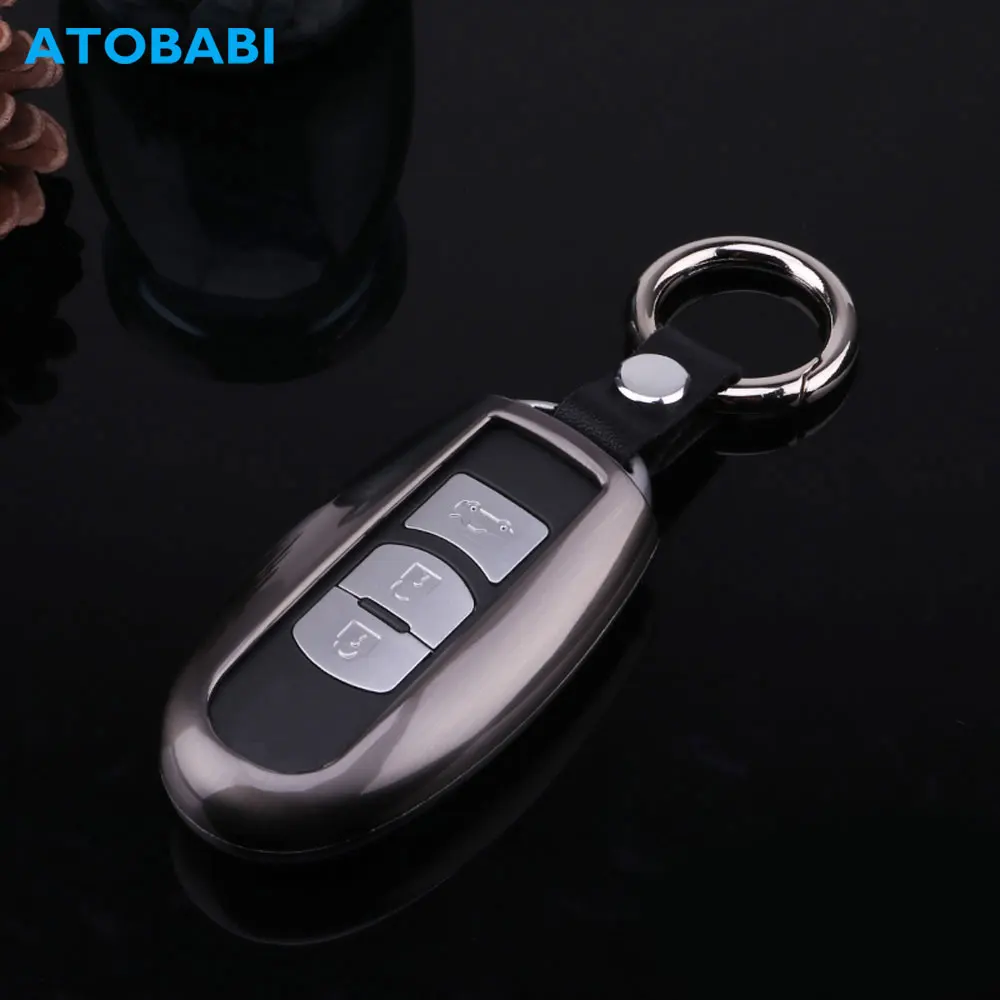 Цинковый сплав чехол для ключей автомобиля Mazda 6 CX3 CX5 CX7 CX 5 7 CX9 MX Smart Keyless пульт