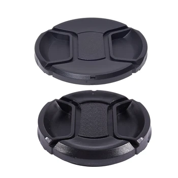 

2 Pcs Univeral 77mm Front Lens Cap Cover for DSLR SLR Camera, 77mm & 49mm