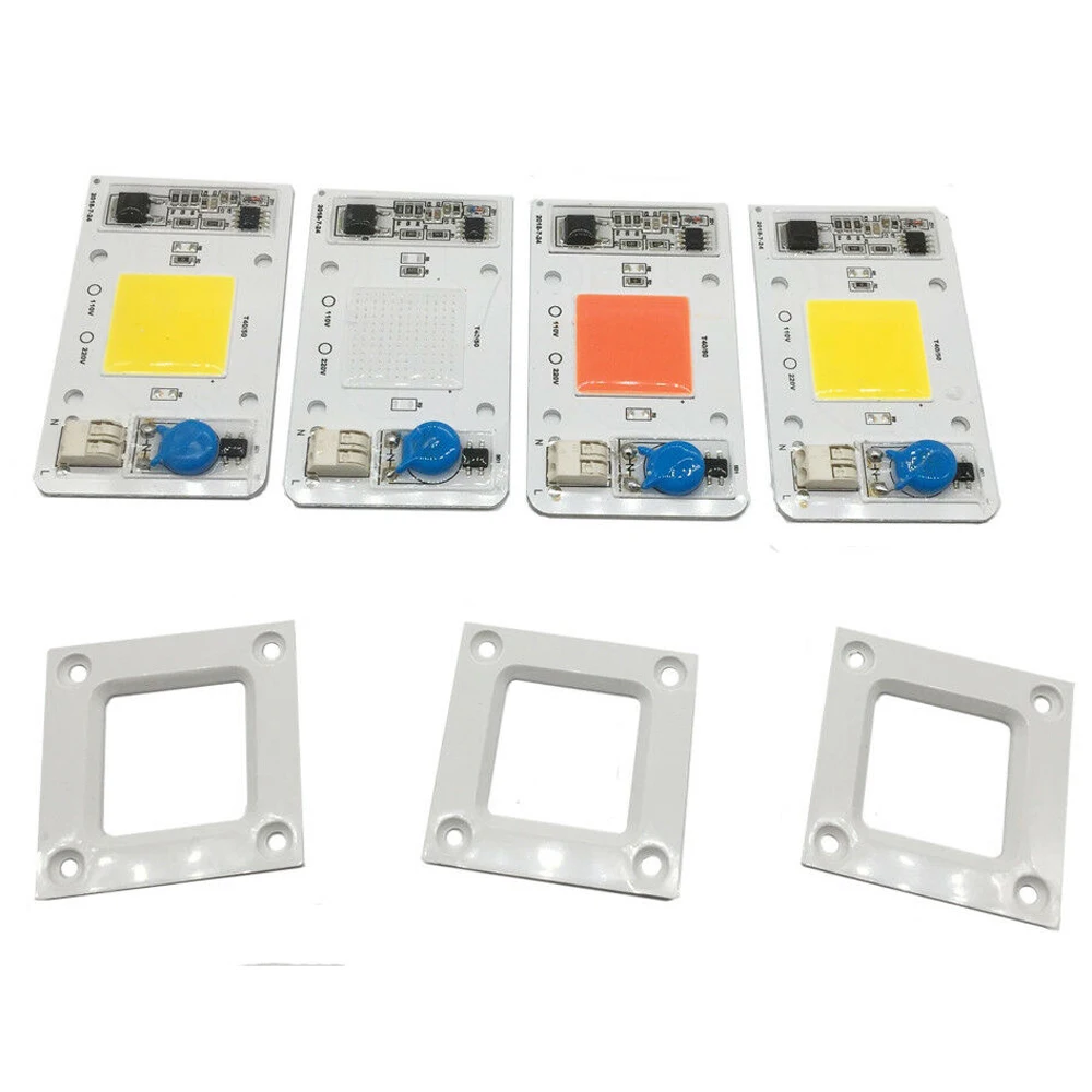 Новый Диммируемый светодиодный COB чип лампы 50 Вт AC110V 220 В вход Смарт IC драйвер