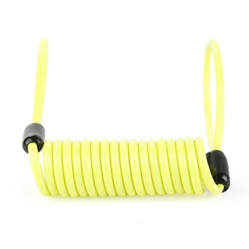 

1.5M Wire Motorcycle Bicycle Lock Spring Reminder Anti-theft Lock Rope For Motorcycles Bikes Scooters Safety Lanyar