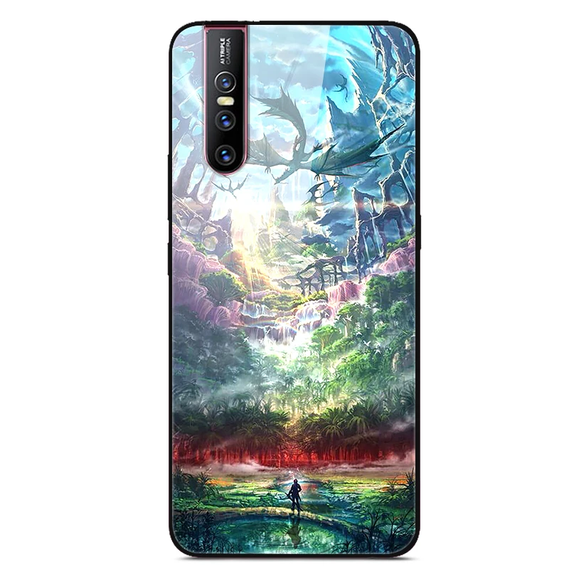 TL Чехол для телефона Xiaomi Redmi 5 6 7 6a 7a Роскошный чехол из закаленного стекла с мягким силиконовым краем для Redmi 8A 6 7 6A - Цвет: TL