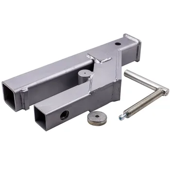 

Clamp On Trailer Hitch 2" Ball Mount Receiver for Deere Bobcat Tractor Bucket