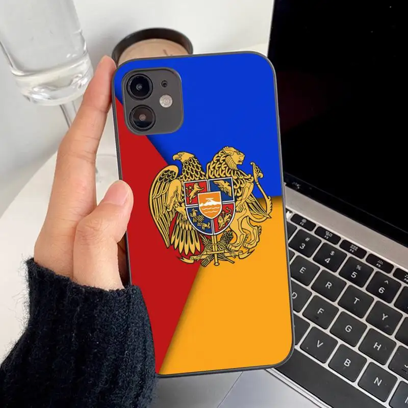 Armenia Armenians Flag Phone Case for iphone 13 8 7 6S Plus X 5S SE 2020 XR 11 12 mini pro XS MAX cool iphone 12 mini cases