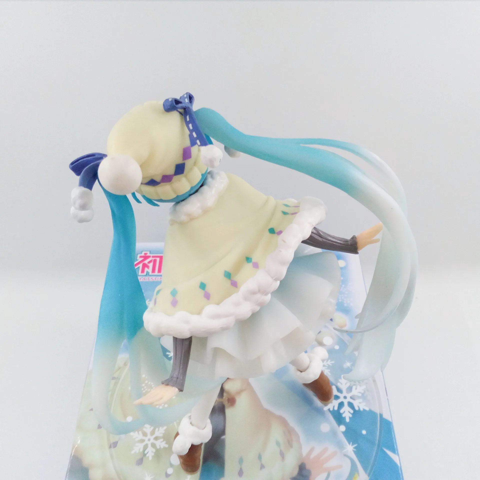 Диффузная динамическая квадратная аниме Hatsune V домашняя укромная юбка Снежная Hatsune зимняя призовая фигурка в штучной упаковке Garage Kit кукольная модель