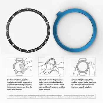 

For huam i a-mazfit GTR 47MM Bezel Ring Dial Scale Speed Protective Case 28TE
