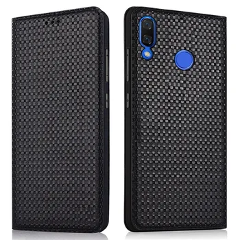 

Luxury Genuine Leather Handmade Flip Case For Huawei Nova 3/Nova 3i/Huawei Nova 3e Magnetic Phone Bag Standing Back Case Funda