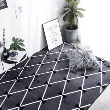 

Geometric Style Marble Pattern Thicken Carpet Flannel Living Room/coffee Table Mat Nordic Style Tatami Rectangle Rugs Carpets