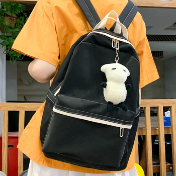 

HOCODO Backpack Women 2020 Soild Color Waterproof Nylon Backpack Female School Bags For Teenage Girls Casual Travel Bag Mochilas