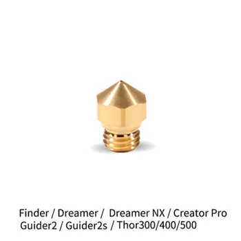 

Original 3D Printer Nozzle 0.4mm for Finder Dreamer/Dreamer NX/Creator Pro/Guider2/Guider2s/Thor300/400/500 3D Printers Parts