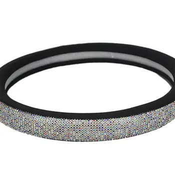 

Colorful Rhinestone Steering Wheel Cover Car Interior Car Accessories Four Seasons Universal