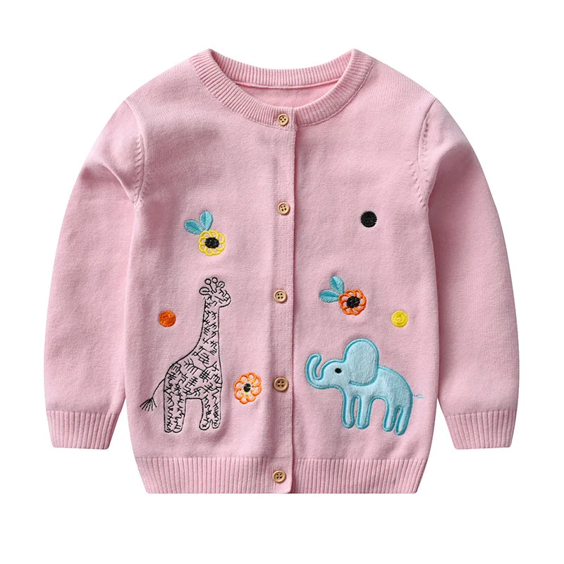

Kids Winter Sweater Girls Casual Baby Girl Knitted Cardigan Solid Color Toddler Girl Sweaters Baby Girl Cardigan