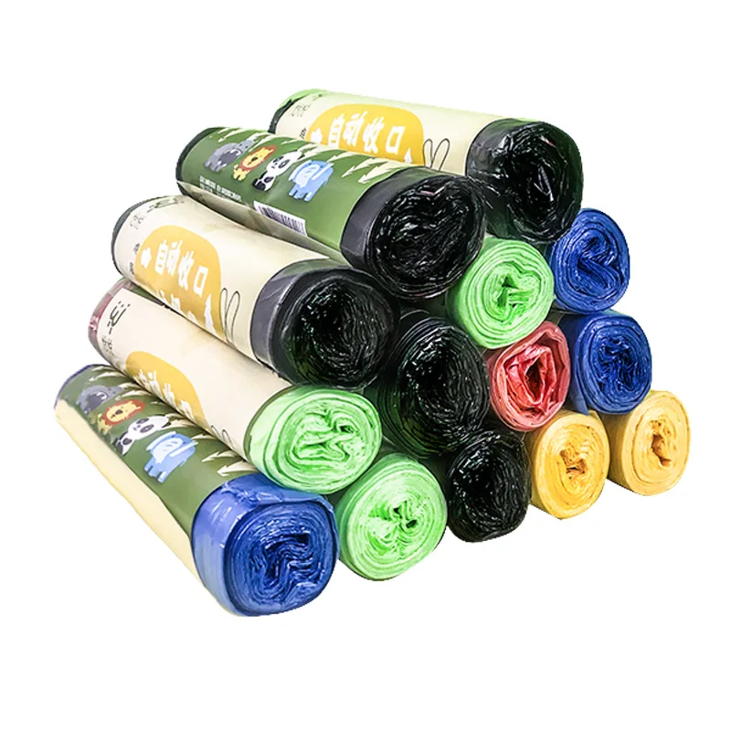 

Trash Bags Drawstring Heavy Duty Garbage Bag Kitchen Living Room Bathoom SNO88