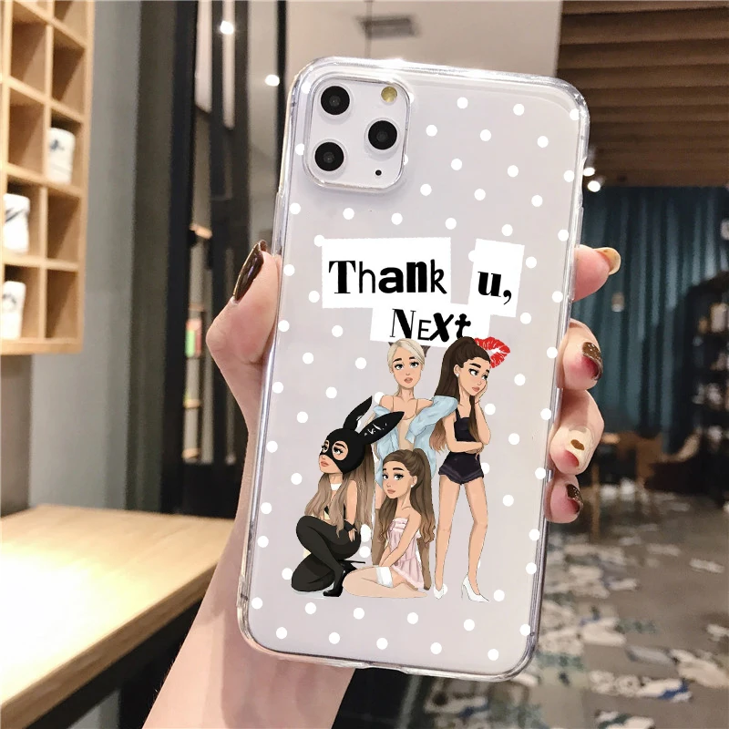 God Is A Woman Thank U Next Ariana Grande TPU Мягкий силиконовый чехол для телефона iPhone 12 11Pro MAX 12mini SE 6s