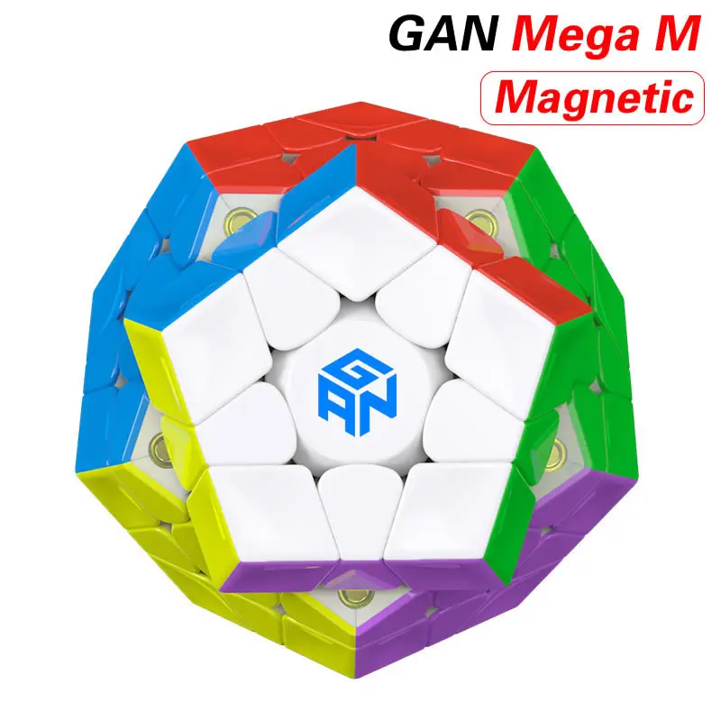 Оригинальный высококачественный GAN Mega M Магнитный 3x3x3 Megaminxeds магический куб