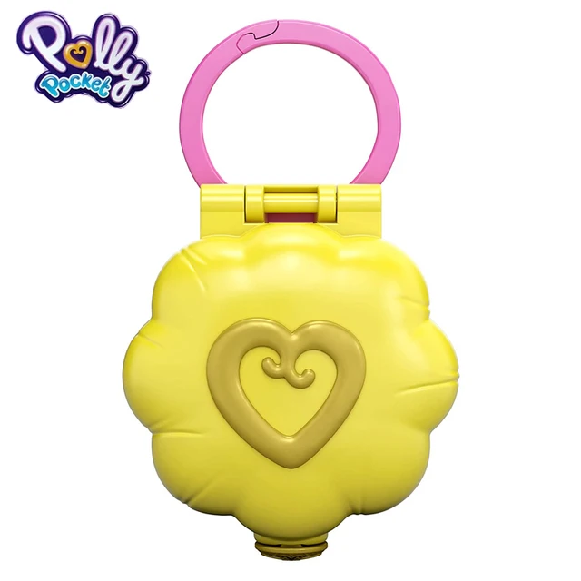 Polly Pocket Awesome Art Studio Mini Treasure World Polly Treasure Box with Accessories Pocket Dolls Toys for Girls GCN10 5
