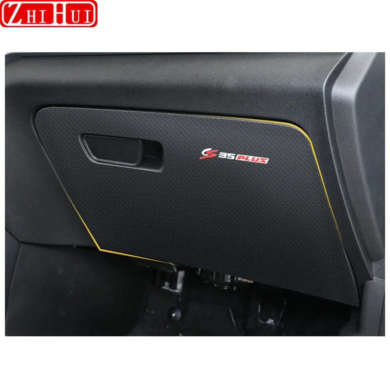 

Car Copilot Anti Kick Stickers Passenger Side Co-pilot Storage Box Anti-Kick Pads For Changan CS35 Plus 2020 Accessories For LHD