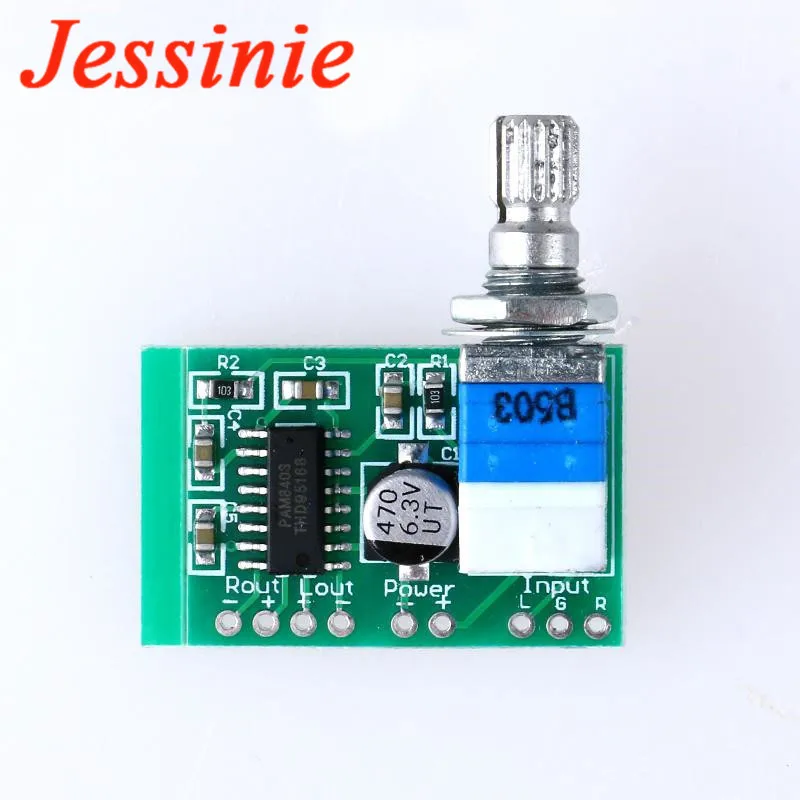 Amplificatore Casse Passive 5 Pezzi - 2x3W, Alimentazione USB 5V, Classe D, Per Altoparlanti Portatili Amplificatore Digitale Pam8403 - Foto 12