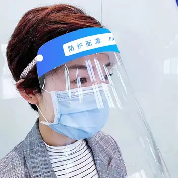 

Transparent Breathable Face Shield Anti-Fog Safety Isolation Protective Face Mask Anti Droplet Full Face Protective Cover Mask