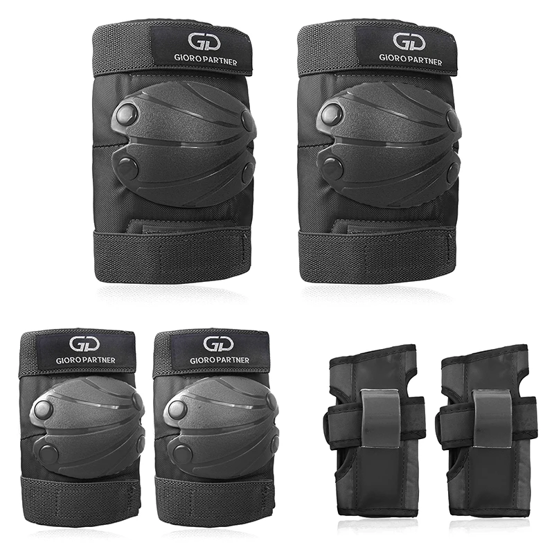 

6Pcs/set Protective Gear Set Skating Helmet Knee Pads Elbow Pad Wrist Hand Protector for Kids Adult Cycling Roller Rock Climbing