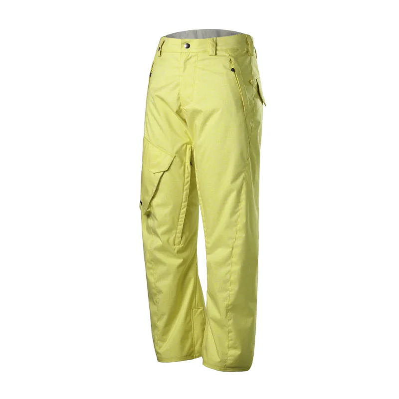 Джинсовые мужские штаны для снега, специальные сноубордские брюки, 10k водонепроницаемый ветрозащитный, для открытого спорта, лыжные брюки Gsou Snow - Цвет: picture color