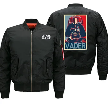 

Winter Hot Sale Men Jackets Darth Vader Streetwear Bomber Fashion Casual Jacket Zipper Military Motorcycl Coat Thick