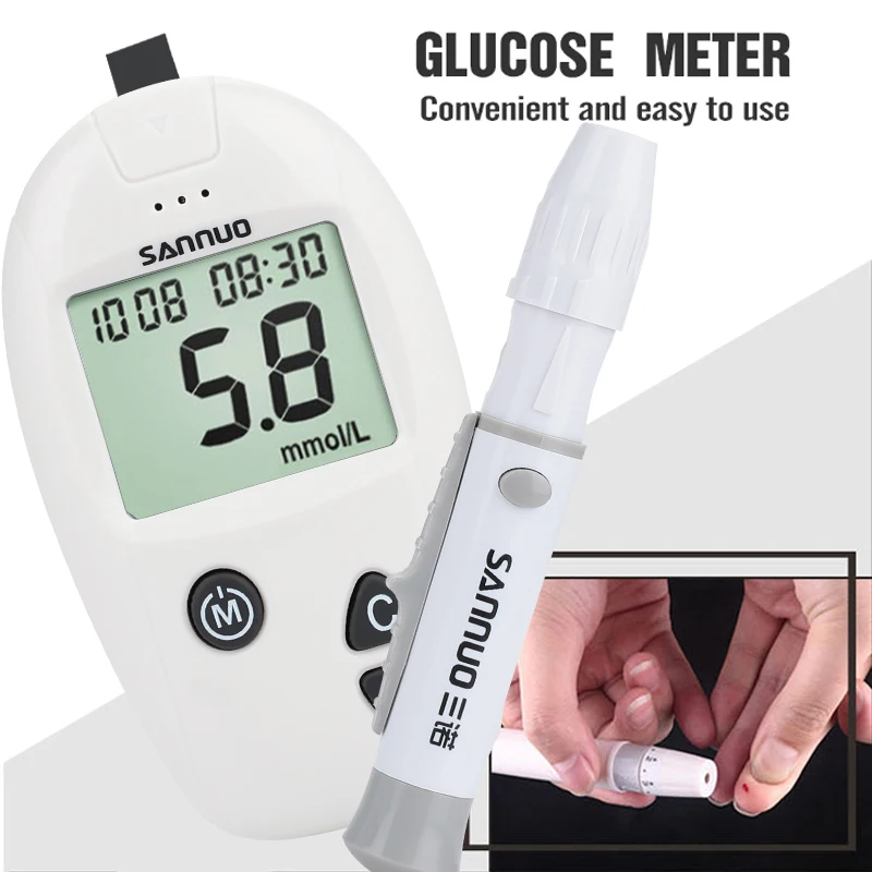 Портативный прочный монитор пластиковый анализатор по уходу Тест Тестер быстрое обнаружение белого здоровья бытовой диабетический глицерис