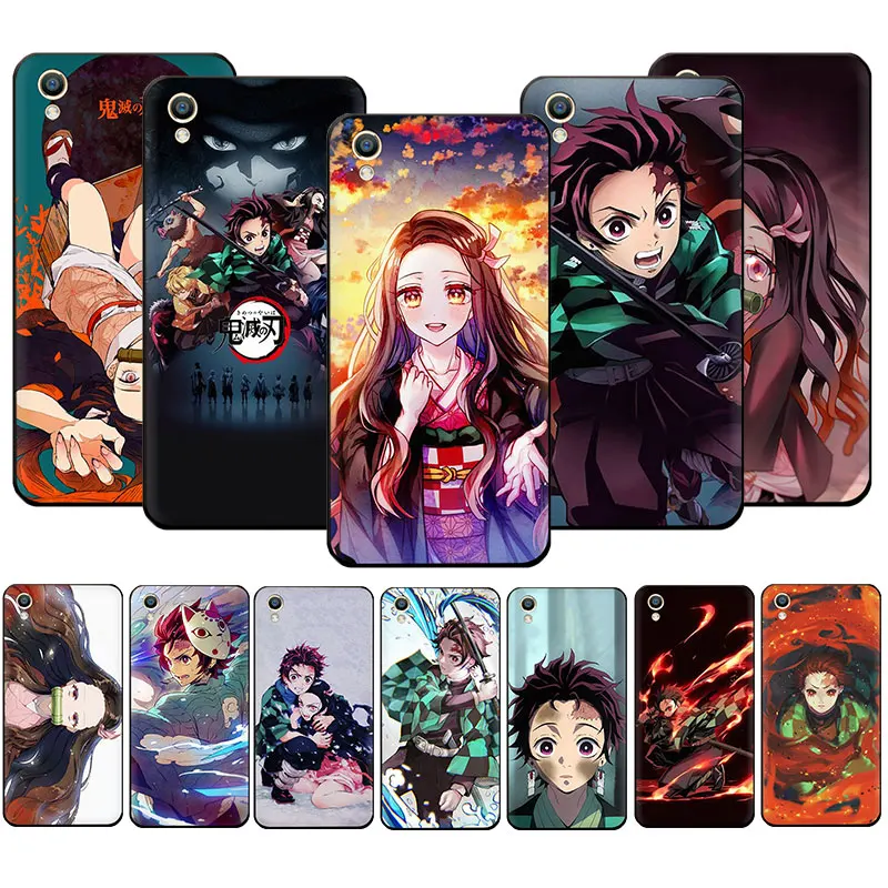 Аниме Demon Slayer Kimetsu no Yaiba для OPPO A53 A32 2020 Reno 4 Pro 4G Силиконовый мягкий ТПУ чехол