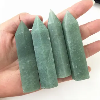 

1 PC 70-80mm Natural Green Aventurine Obelisk Quartz Crystal Wand Point Healing Decoration Natural Quartz Crystals