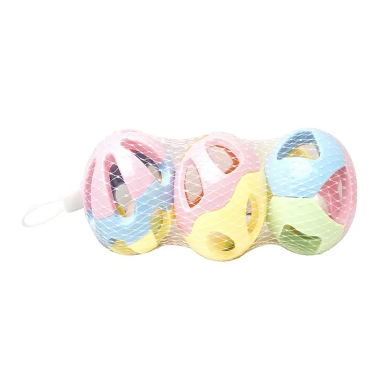 

Newborns Intelligence Early Childhood Educational Toy Baby Hand Ball Rattle Toy Plastic Infant Molar Hand Rattle