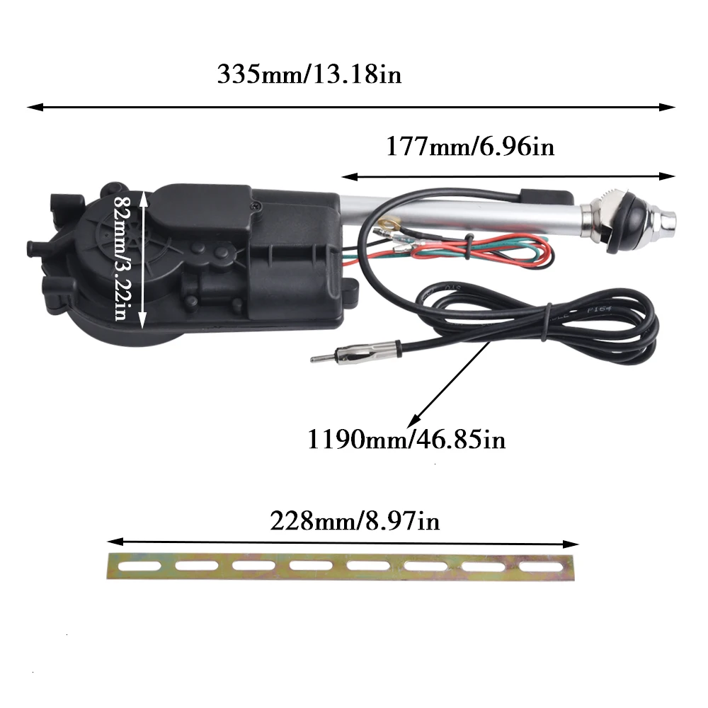 Универсальная Выдвижная антенна автомобильная сигнальная электрическая антенна Мощность радио антенна автоматическая телескопическая радио для антенны конструктивное изменение