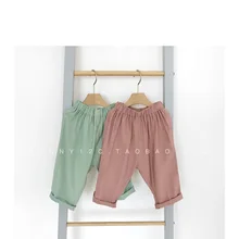 Детская одежда; Детские тонкие противомоскитные штаны; Новинка года; стильные хлопковые брюки для мальчиков; летние брюки