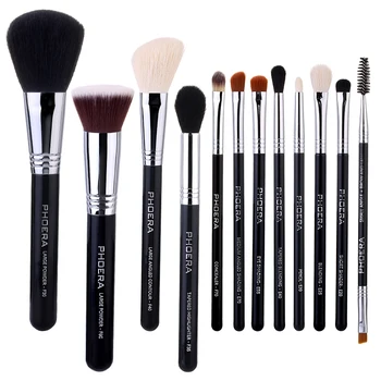 

12 Style Makeup Brushes Tools Set For Cosmetics Eyeshadow Foundation Powder Blush Concealer Blending Beauty Make Up Brush Kit
