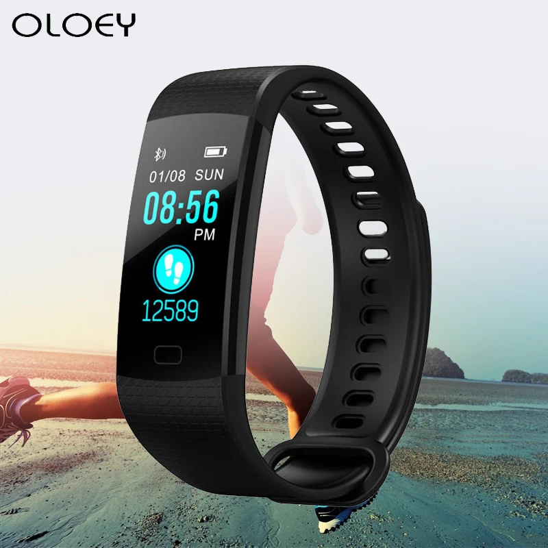 

Smart Band New Heart Rate Blood Pressure Monitor High Brightness Colorful Screen Smart Bracelet Wristband Notification For Adult