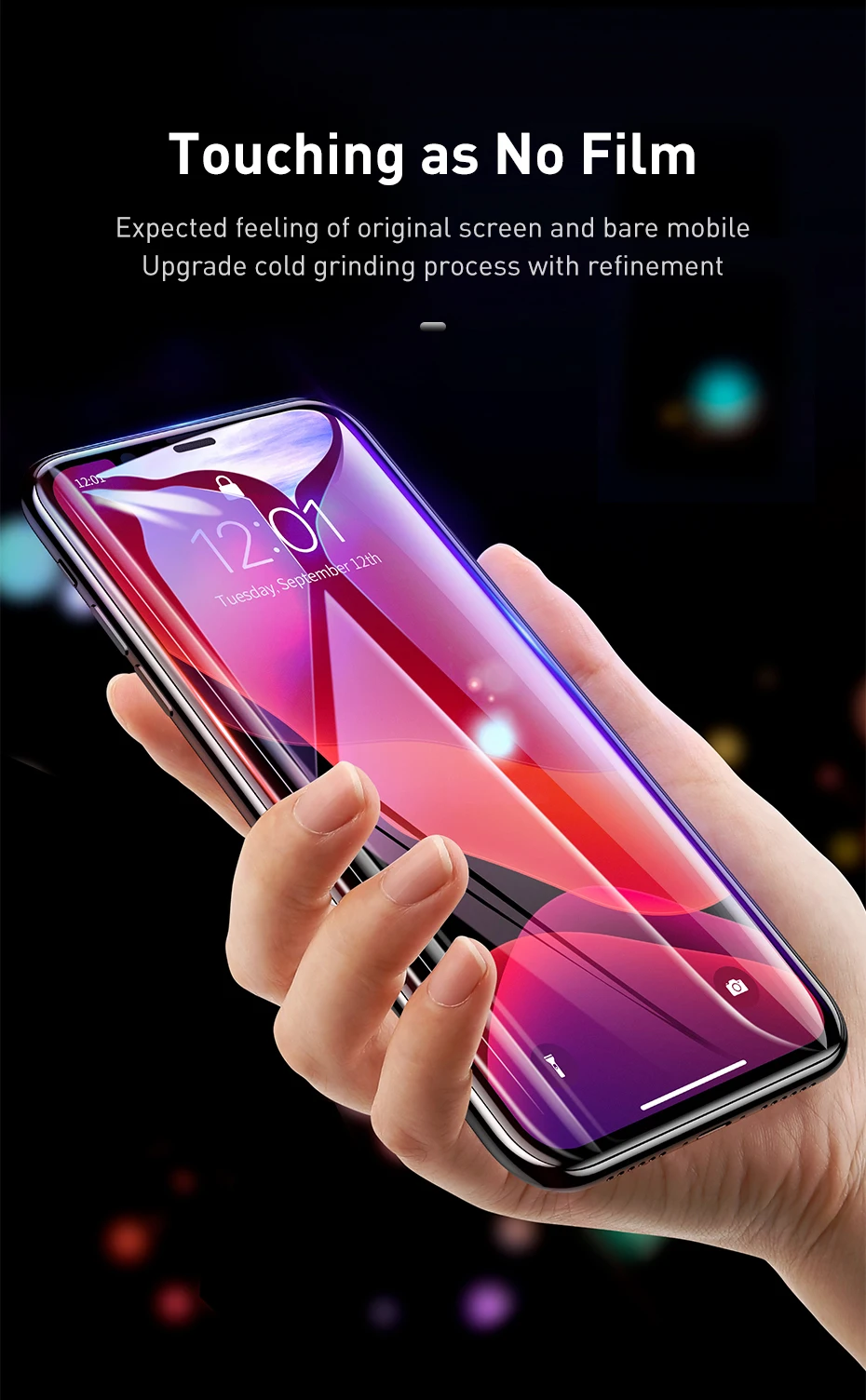Cafele закаленное стекло для iPhone 11 pro max полное покрытие 9H твердость HD прозрачная защитная пленка для iPhone 11 pro MAX