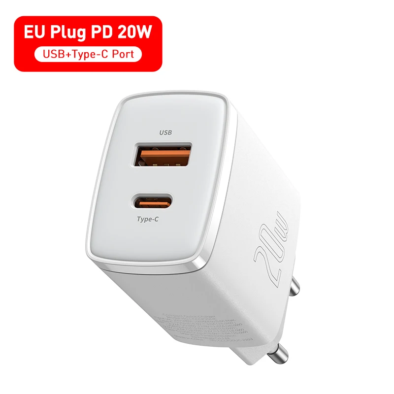 Chargeur Rapide USB Type-c 30W GaN PD, Compatible Avec IPhone 13 12 Pro  Max, Tablettes, PD3.0 QC3.0 PPS - Baseus