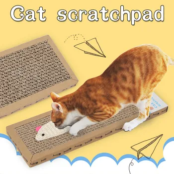 

Cat Kitten Scratch Board Pad Soft Bed Mat Claws Care Toys Corrugated Scratcher Cat Training Toy Feb 22nd #