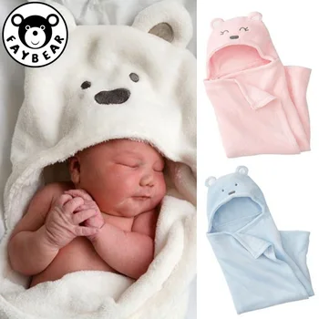 

Baby Comfortable Bathrobe Cute Animal Cartoon Babies Blanket Kids Hooded Bathrobe Toddler Baby Bath Towel