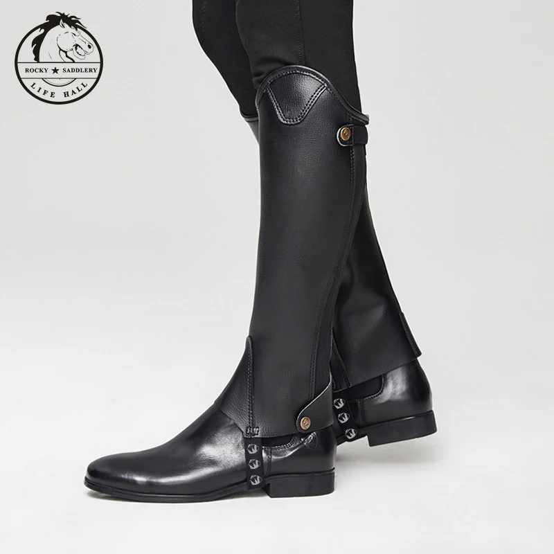 Cavassion microfiber bionic for adult and child horse riding half-chaps