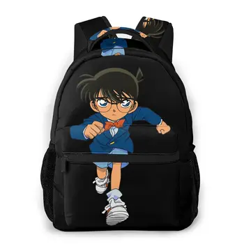 

Cartoon New Pattern knapsack Detective Conan Teens Books Backpack