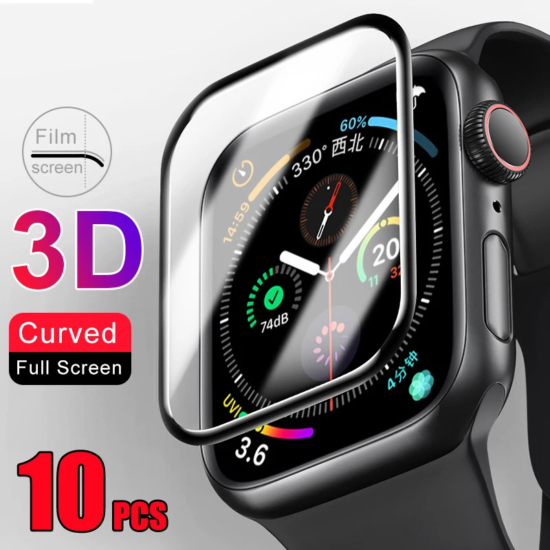 10pcs 3D Curved Tempered Glass 9H Screen Protector Full Glue Film For