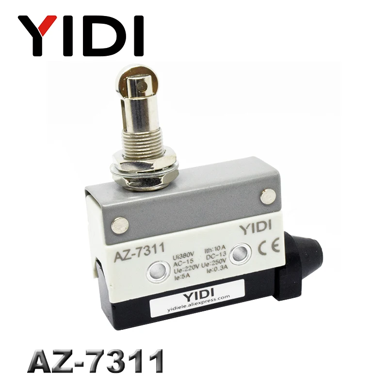 AZ-7311 10A 250VAC AZ-7312 AZ-7311 AZ-7121 AZ-7310 TZ-7141 Водонепроницаемый микропереключатель путешествия концевой выключатель прямые 90 градусов роликовый рычаг - Цвет: AZ-7311