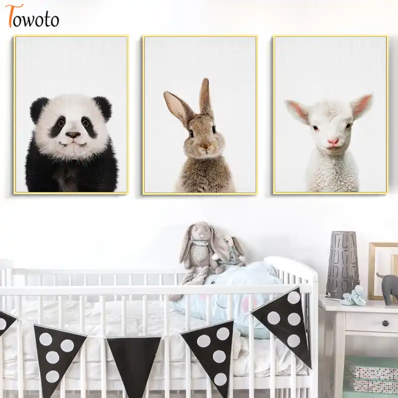 baby animal wall prints