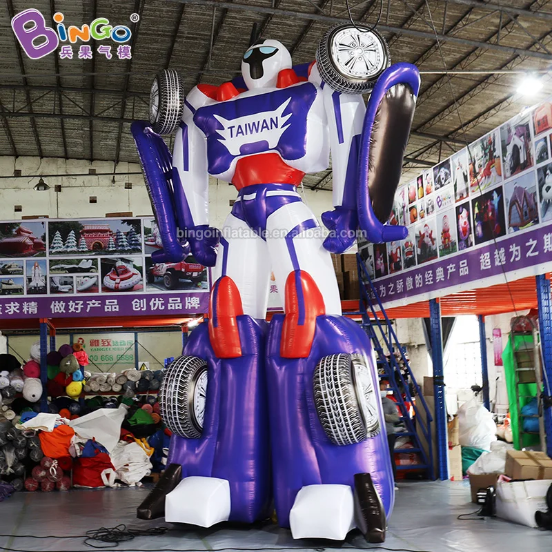 

Attractive 3.9x1.7x5.5 Meters High Inflatable Robot Model For Outdoor Decoration / Giant Inflatable Robot Balloons Toys